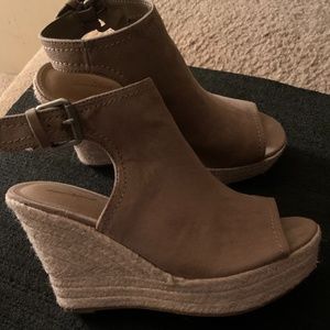 Taupe Wedges